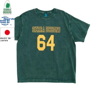 Good On × SIERRA DESIGNS グッドオン×シエラデザイン コラボTシャツ 64 TEE Green/Orange made in Japan 1520 リブラセレクトストア libra select store libra-ss LBR 浜松