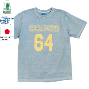 Good On × SIERRA DESIGNS グッドオン×シエラデザイン コラボTシャツ 64 TEE Soda/Lemon made in Japan 1520 リブラセレクトストア libra select store libra-ss LBR 浜松
