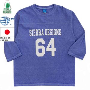 Good On × SIERRA DESIGNS グッドオン×シエラデザイン コラボTシャツ 80's FOOTBALL TEE Light Purple/Icegray made in Japan 1523 リブラセレクトストア libra select store libra-ss LBR 浜松