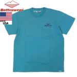 Battenwear バテンウェア 半袖 ロゴTシャツ TEAM S/S POCKET TEE made in USA AQUA アクア BS031 リブラセレクトストア libra select store libra-ss LBR 浜松