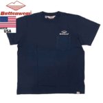 Battenwear バテンウェア 半袖 ロゴTシャツ TEAM S/S POCKET TEE made in USA NAVY ネイビー BS031 リブラセレクトストア libra select store libra-ss LBR 浜松