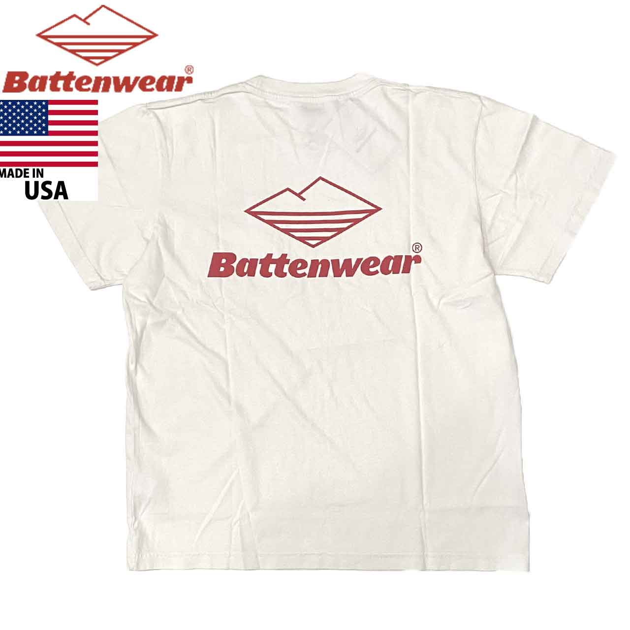 Battenwear Tシャツ 白