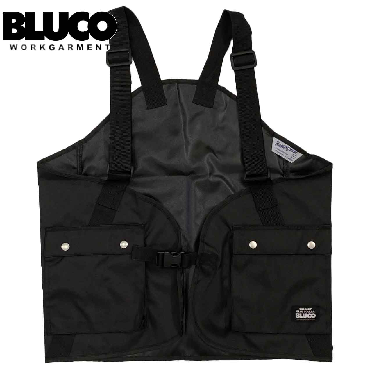 BLUCO/ブルコ　UTILITY VEST  Solid ブラック