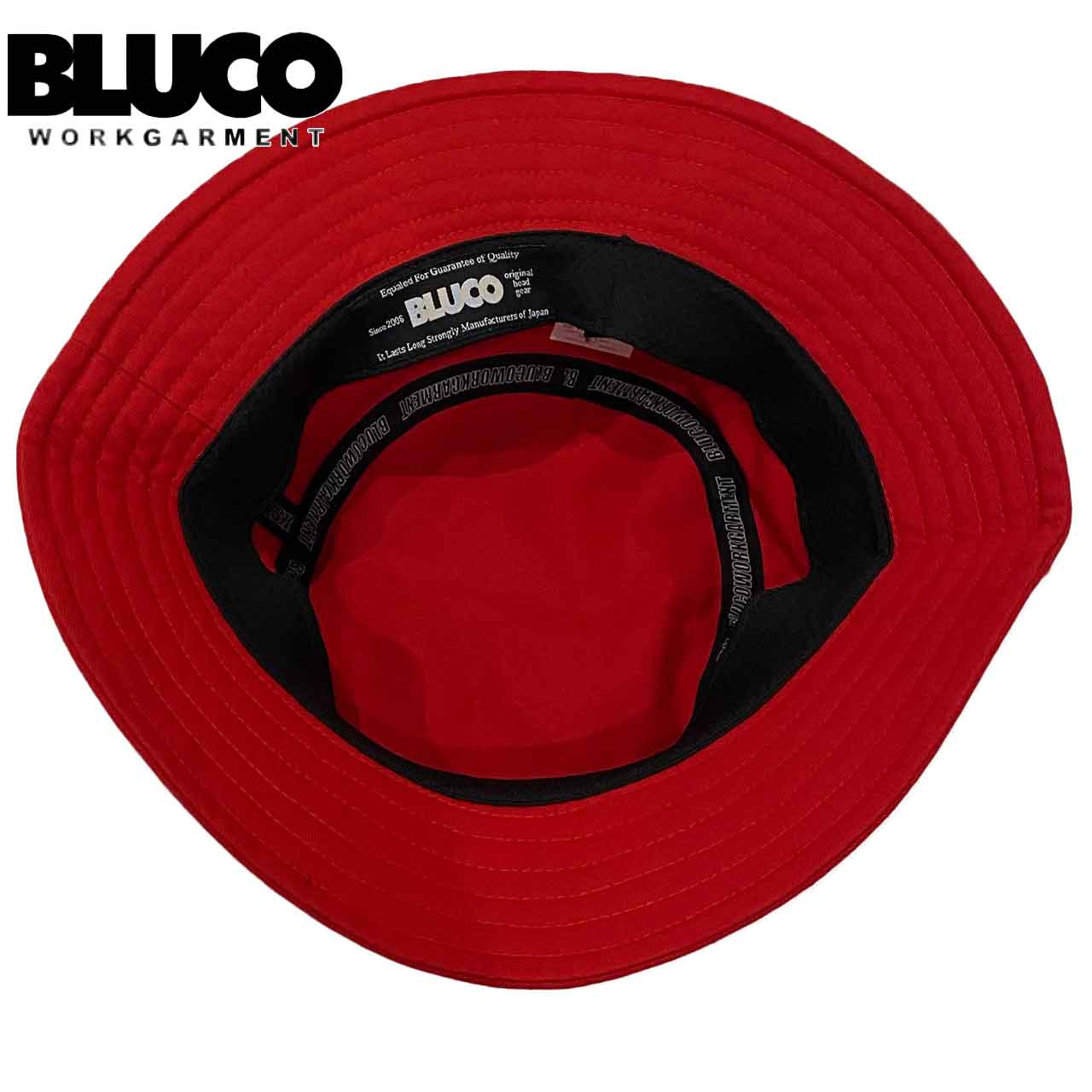 BLUCOブルコPATCHHATパッチハット1409REDレッド｜LIBRASELECTSTORE