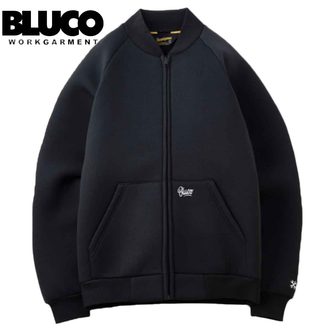BLUCO/ブルコ　ボンディングトラックジャケット　ブラック　XL