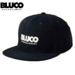 BLUCO ブルコ 6PANEL CAP -logo- 6パネルキャップ -ロゴ- 1413 BLACK ブラック リブラセレクトストア libra select store libra-ss LBR 浜松