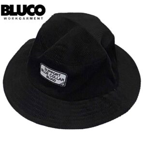 BLUCO ブルコ CORDUROY HAT コーデュロイハット 1416 BLACK ブラック リブラセレクトストア libra select store libra-ss LBR 浜松