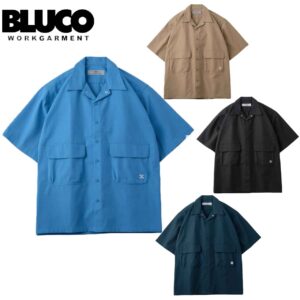 BLUCO ブルコ BIG POCKET WORK SHIRT S/S ビック ポケット ワークシャツ 半袖 143-21-002 リブラセレクトストア libra select store libra-ss LBR 浜松