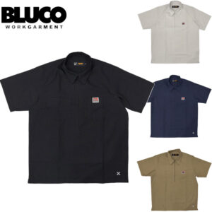 BLUCO ブルコ PULLOVER WORK SHIRT S/S プルオーバー ワークシャツ 半袖 153-21-001 リブラセレクトストア libra select store libra-ss LBR 浜松