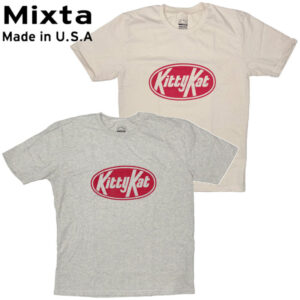 MIXTA ミクスタ CREWNECK T-SHIRTS Tシャツ 半袖 KITTY KAT MADE IN USA R2529 リブラセレクトストア libra select store libra-ss LBR 浜松