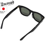 UNCROWD アンクラウド Model-TUNDRA モデル-タンドラ サングラス BLACK-DARK GREEN ブラックフレーム ダークグリーンレンズ 255-63-055blkdgrn リブラセレクトストア libra select store libra-ss LBR 浜松