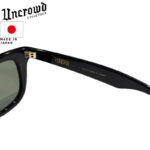 UNCROWD アンクラウド Model-TUNDRA モデル-タンドラ サングラス BLACK-DARK GREEN ブラックフレーム ダークグリーンレンズ 255-63-055blkdgrn リブラセレクトストア libra select store libra-ss LBR 浜松