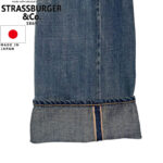 STRASSBURGER & Co. ストラスバーガー 12.5oz SALLY FOX SELVEDGE TAPERD STRAIGHT ZF セルヴィッチ ストレート ジップ SB-SF-113PM リブラセレクトストア libra select store libra-ss LBR 浜松