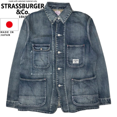 STRASSBURGER & Co. ストラスバーガー COVERALL VINTAGE WASH カバーオール SBR-PM-303 リブラセレクトストア libra select store libra-ss LBR 浜松