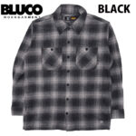 BLUCO ブルコ OMBRE CHECK FLANNEL SHIRT オンブレーチェック ネルシャツ 長袖 155-11-047 リブラセレクトストア libra select store libra-ss LBR 浜松
