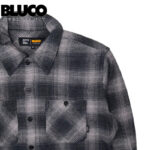 BLUCO ブルコ OMBRE CHECK FLANNEL SHIRT オンブレーチェック ネルシャツ 長袖 155-11-047 リブラセレクトストア libra select store libra-ss LBR 浜松