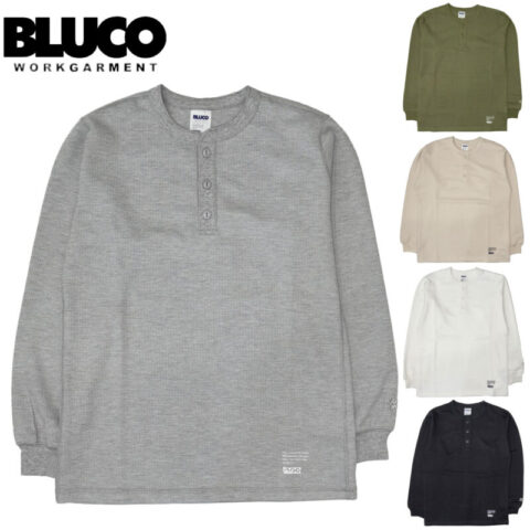 BLUCO ブルコ HENRY NECK THERMAL SHIRT ヘンリーネック サーマルシャツ 155-12-020 リブラセレクトストア libra select store libra-ss LBR 浜松
