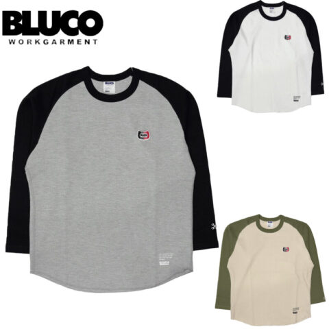 BLUCO ブルコ RAGLAN THERMAL SHIRT -Champ- ラグランスリーブ サーマルシャツ 155-12-022 リブラセレクトストア libra select store libra-ss LBR 浜松