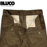 BLUCO ブルコ CORDUROY WORK PANTS コーデュロイ ワークパンツ 155-41-036 リブラセレクトストア libra select store libra-ss LBR 浜松