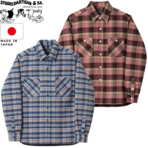 STUDIO D'ARTISAN ステュディオ・ダ・ルチザン ヘビーウェイトフランネルシャツ 5735 リブラセレクトストア libra select store libra-ss LBR 浜松
