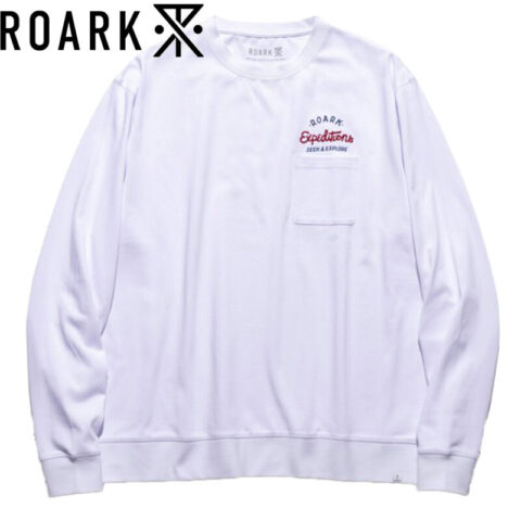 ROARK ロアーク "SIGN WRITER" 9.3oz H/W L/S TEE シャツ ロンT WHITE RLTJHW1151-WHT リブラセレクトストア libra select store libra-ss LBR 浜松