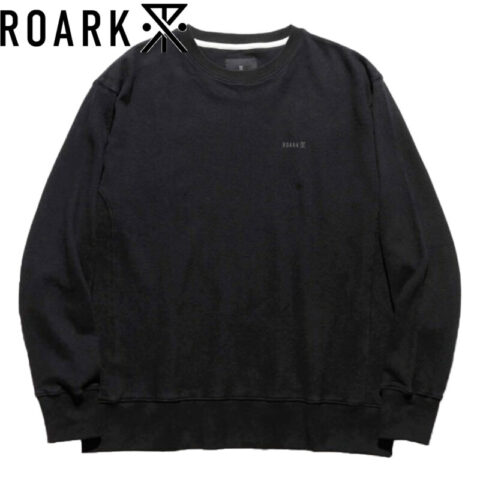 ROARK ロアーク H/W HEMPCOTTON CREW SWEAT スウェット BLACK RSWJH1153-BLK リブラセレクトストア libra select store libra-ss LBR 浜松