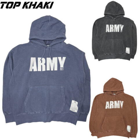TOP KHAKI トップカーキ ARMY クルーネック パーカー TK253C02 リブラセレクトストア libra select store libra-ss LBR 浜松