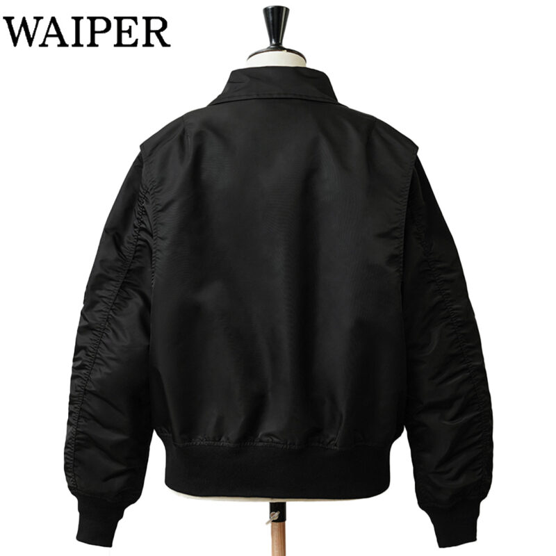 米軍 CWU-36/P フライトジャケット WAIPER.inc 黒 L MILITARY 実物
