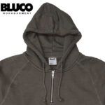BLUCO ブルコ HEAVY PILE HALF ZIP SWEAT HOODIE スウェット ハーフジップ フーディ パーカー 155-13-028 リブラセレクトストア libra select store libra-ss LBR 浜松