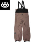 686 シックスエイトシックス MENS GORE-TEX 3L ATV BIB - PEPPERCORN ゴアテックス スノーボードウェア M5WN249-PEPC リブラセレクトストア libra select store libra-ss LBR 浜松