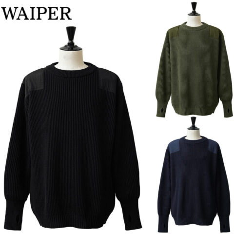 WAIPER.inc ワイパー 再現品 米軍 U.S.M.C コットンニット コマンドセーター WP1029 リブラセレクトストア libra select store libra-ss LBR 浜松