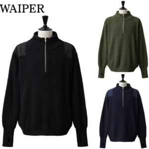 WAIPER.inc ワイパー 米軍 U.S.M.C コットンニット コマンドハーフジップセーター WP1071 リブラセレクトストア libra select store libra-ss LBR 浜松