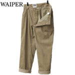 WAIPER.inc ワイパー 再現品 フランス軍 1950～60年代 M-52 ツータック コーデュロイ トラウザー テーパードシルエット WP128 リブラセレクトストア libra select store libra-ss LBR 浜松