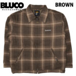 BLUCO ブルコ OMBRE CHECK WINTER WORK JACKET オンブレーチェック ワークジャケット 157-31-038 リブラセレクトストア libra select store libra-ss LBR 浜松
