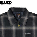 BLUCO ブルコ OMBRE CHECK WINTER WORK JACKET オンブレーチェック ワークジャケット 157-31-038 リブラセレクトストア libra select store libra-ss LBR 浜松