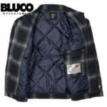 BLUCO ブルコ OMBRE CHECK WINTER WORK JACKET オンブレーチェック ワークジャケット 157-31-038 リブラセレクトストア libra select store libra-ss LBR 浜松