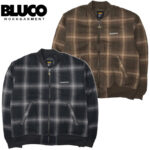 BLUCO ブルコ OMBRE CHECK BOMBER JACKET オンブレーチェック ボンバージャケット 157-31-039 リブラセレクトストア libra select store libra-ss LBR 浜松