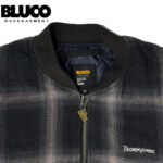BLUCO ブルコ OMBRE CHECK BOMBER JACKET オンブレーチェック ボンバージャケット 157-31-039 リブラセレクトストア libra select store libra-ss LBR 浜松