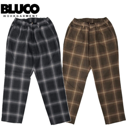 BLUCO ブルコ OMBRE CHECK WARM EASY PANTS オンブレーチェック 防寒パンツ 157-41-044 リブラセレクトストア libra select store libra-ss LBR 浜松