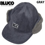 BLUCO ブルコ CORDUROY EAR FLAP CAP コーデュロイ イヤーフラップ キャップ 157-61-040 リブラセレクトストア libra select store libra-ss LBR 浜松