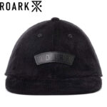 ROARK ロアーク "MEDIEVAL” CORDUROY 6PANEL CAP - MID 6パネル キャップ コーデュロイ BLACK RHJ1155BLK リブラセレクトストア libra select store libra-ss LBR 浜松