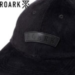 ROARK ロアーク "MEDIEVAL” CORDUROY 6PANEL CAP - MID 6パネル キャップ コーデュロイ BLACK RHJ1155BLK リブラセレクトストア libra select store libra-ss LBR 浜松