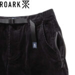ROARK ロアーク TRAVELPANT CORDUROY - RELAX トラベル パンツ コーデュロイ BLACK RPJ1150-BLK リブラセレクトストア libra select store libra-ss LBR 浜松