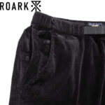 ROARK ロアーク TRAVELPANT CORDUROY - RELAX トラベル パンツ コーデュロイ BLACK RPJ1150-BLK リブラセレクトストア libra select store libra-ss LBR 浜松