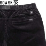 ROARK ロアーク TRAVELPANT CORDUROY - RELAX トラベル パンツ コーデュロイ BLACK RPJ1150-BLK リブラセレクトストア libra select store libra-ss LBR 浜松