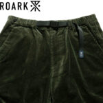 ROARK ロアーク TRAVELPANT CORDUROY - RELAX トラベル パンツ コーデュロイ MOSS GREEN RPJ1150-MGR リブラセレクトストア libra select store libra-ss LBR 浜松