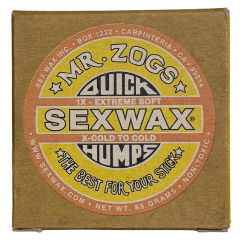SEXWAXSURFWAXQUICKHUMPSX-COLDYELLOWサーフワックス3個セット1x