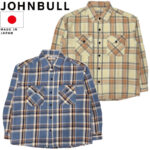 JOHNBULL ジョンブル CPO ネルシャツ チェック JM254S07 リブラセレクトストア libra select store libra-ss LBR 浜松
