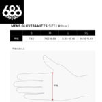 686 シックスエイトシックス MENS GORE-TEX LEATHER LINEAR MITT メンズ ゴアテックス レザー ミトン M4WNGLV139blk リブラセレクトストア libra select store libra-ss LBR 浜松