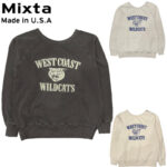 MIXTA ミクスタ WILD CATS CREW NECK SWEAT RAGRAN スウェット シャツ MADE IN USA R257 リブラセレクトストア libra select store libra-ss LBR 浜松